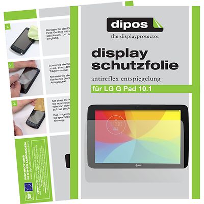 3x Schutzfolie für LG G Pad 10.1 matt Displayschutzfolie Folie Displayfolie