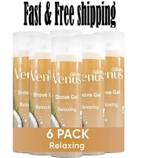Relaxing Coconut Shave Gel Women  s Shaving Cream 7 oz -6pk