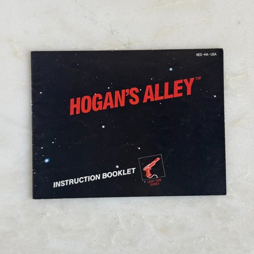 MANUAL ONLY • Hogan's Alley Instruction Booklet for NES