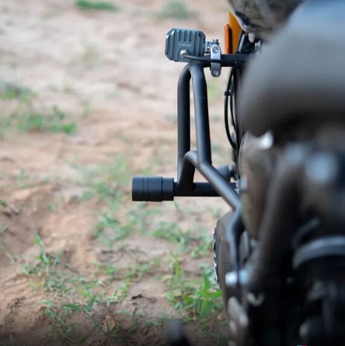 CRASH GUARD WITH SLIDERS BLACK Fit For Triumph Speed 400 - Picture 5 of 5