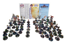 Large Lot of 75 WizKids Heroclix Miniatures DC Marvel Heroes