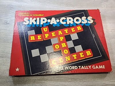 Vintage 1952 Skip-A-Cross Game   Used, Classic Board Game