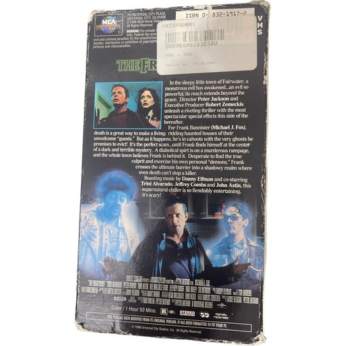 The Frighteners (VHS, 1996) Holographic Lenticular 3-D Cover Horror Cult Classic - Picture 2 of 7
