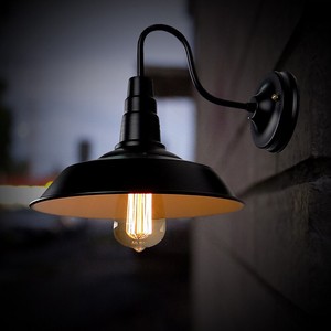 Exterior Outdoor Barn Light Fixture Industrial Gooseneck Warehouse