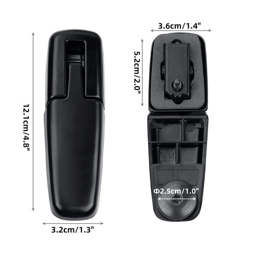 2x Rear Liftgate Window Glass Hinges for Ford Escape 2001-2007 Mercury Mariner - Bild 2 von 10
