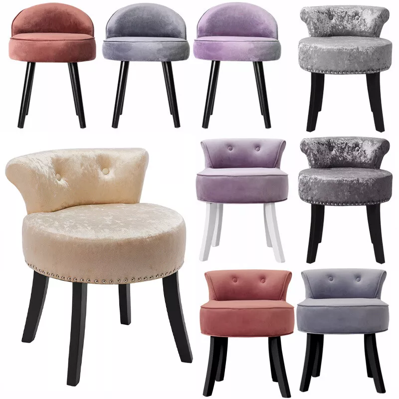 Vanity stool sale black legs