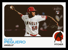 2022 Topps Heritage Elvis Peguero High Number RC Rookie #554 Centered Mint