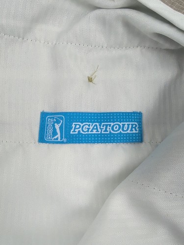 PGA Tour Mens Golf Shorts 36 Tan Plaid Casual Outdoor Casual A-20 - 第 5/6 張圖片