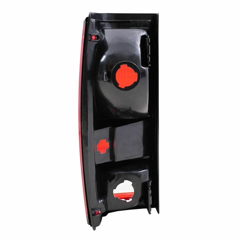 Lado del pasajero derecho se adapta a Chevrolet S-10 1982 1993 lámpara trasera con bisel negro Foto 2 de 2