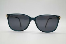 Vintage Menrad 286-923 Blue Gold Oval Sunglasses Glasses NOS