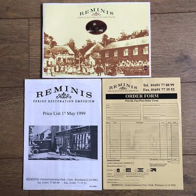 Reminis Period Restoration Emporium Catalogue 1999 & Price List Vintage