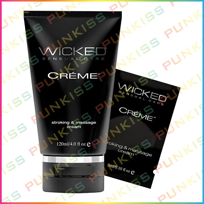 Wicked Masturbation Cream Premium Oil Based Personal Lubricant Lube  Non-Sticky | eBay