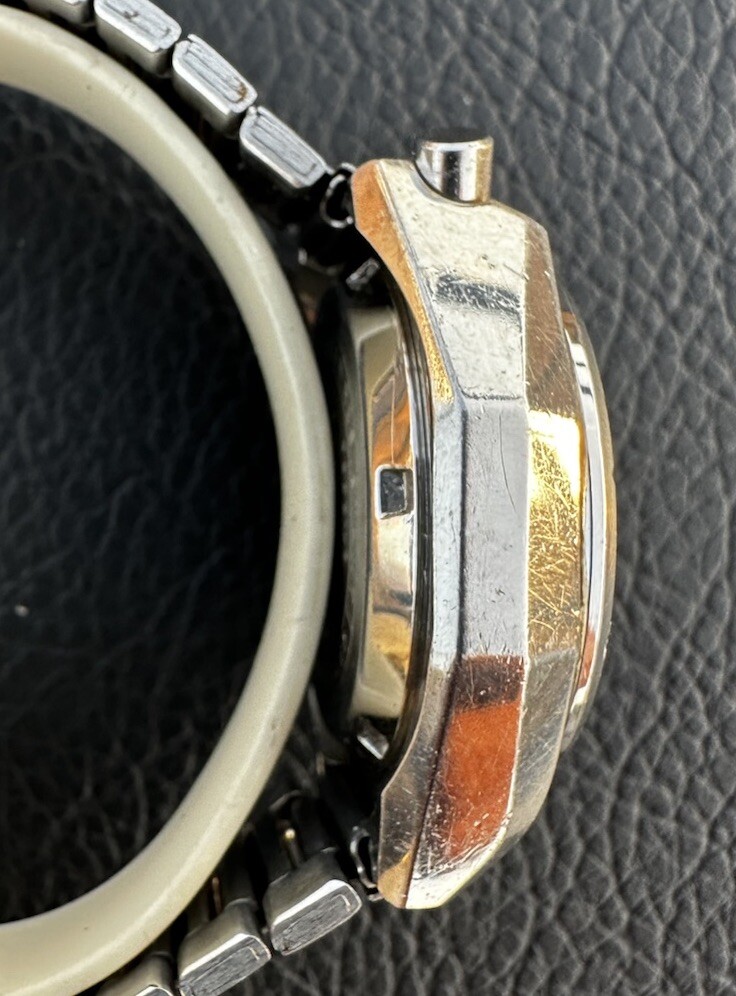 Citizen Bullhead Octagon 67-9356 Automatic Watch Panda Dial | eBay