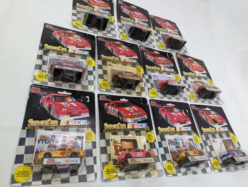 Racing Champions STOCK CAR Lote 11 Coches NASCAR 1/64 + Tarjetas Coleccionables, De Colección 1992 Foto 2 de 4