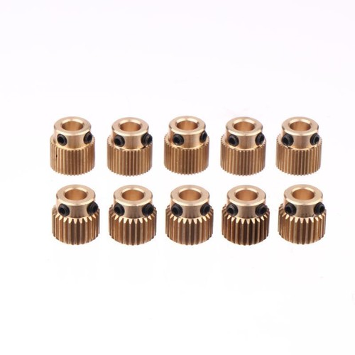 5Pcs Brass Extruder Wheel 26/40 Teeth Drive Gears For 3D Printer Accessories - Afbeelding 3 van 11