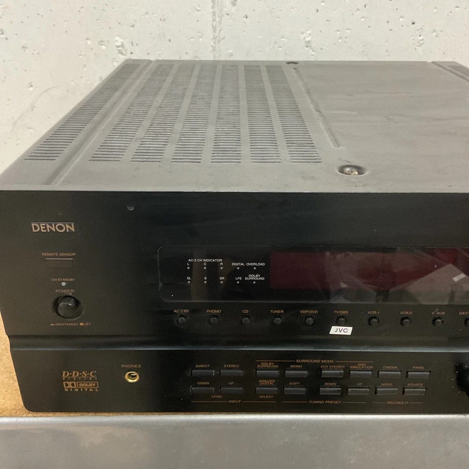 Denon AVR-3600 Surround Sound 5.1 Channel Dolby Digital Receiver - Image 3 of 4