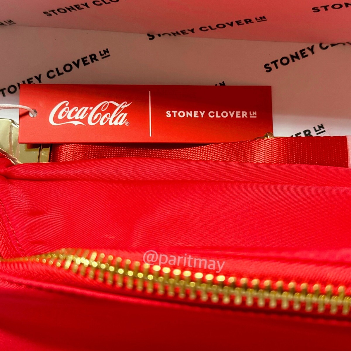 Stoney Clover Lane Jumbo Fanny Pack - Coke Red (NEW WITH TAG 