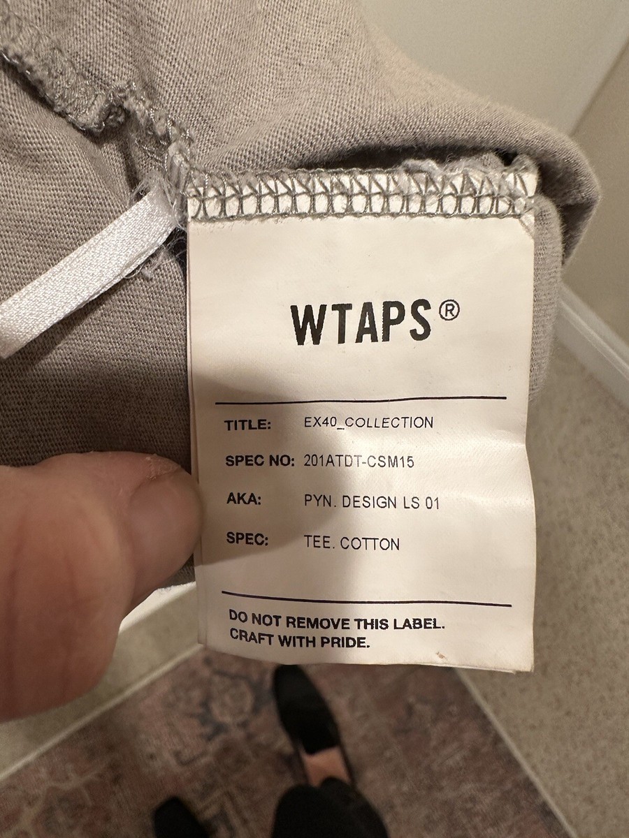 WTAPS EX40 Collection Design LS01 Tee Cotton Long Sleeve T