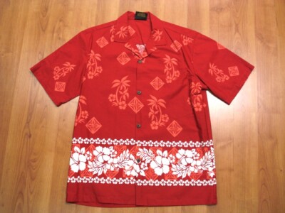 Aloha-Shirt (Hawaii-Hemd) - 100% Made in Hawaii - 100% Baumwolle - Größe ''XL''