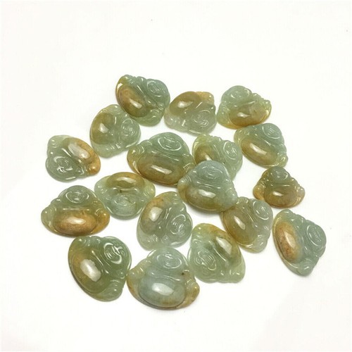 1pcs Real Grade A Natural Jade Green Jade Jadeite Women Bless Buddha Pendant - Picture 4 of 7
