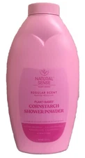 Natural Sense After Shower PlantBase Cornstarch Shower Powder 10oz Regular Scent