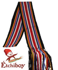 Metis Sash Etchiboy Ceinture Fl&eacute;ch&eacute;e Dark Times Temps Noir Alpaca Large Grande