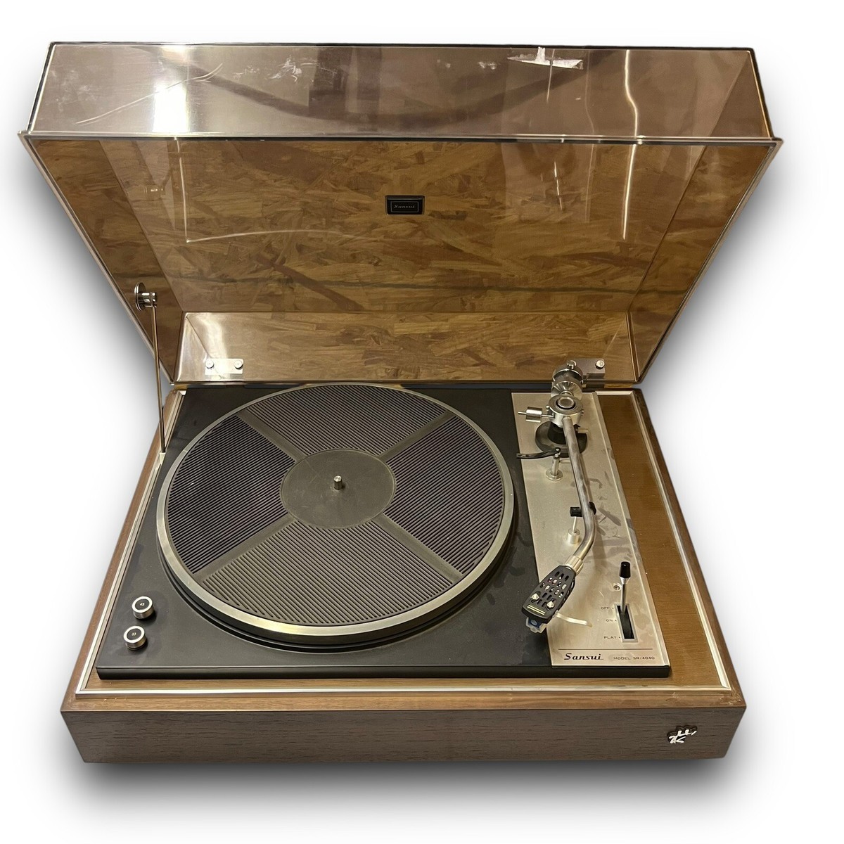 Sansui トランスフォーマー RP-35　未使用品① Sansui SR-4040 2-Speed Belt-Drive Turntable Record Player | eBay