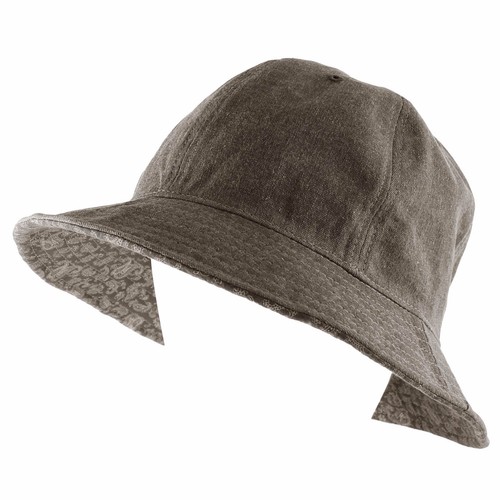 Paisley Brim Cotton Hiking Fishing Beach Sun Bucket Hat Women Men Year Round - Picture 3 of 5