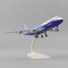1:400 20cm B747 Boeing Prototype With Wheels Metal Aircraft Plane Model Gift USA