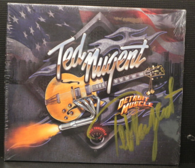 Ted Nugent AUTOGRAPHED Detroit Muscle CD BRAND NEW 769623670129| eBay