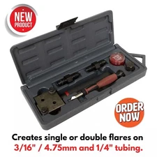 Brake Line Flaring Tool Single Double Flare Copper Nickel Stainless Steel Tubing