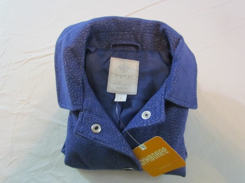 gymboree girls jacket Lightweight Size 5/6 Blue Snap windbreaker NWT$64.95 - Picture 12 of 16