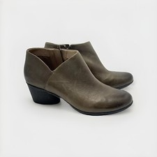 Dansko Raina Women's 9M Burnished Leather Brown Ankle Booties