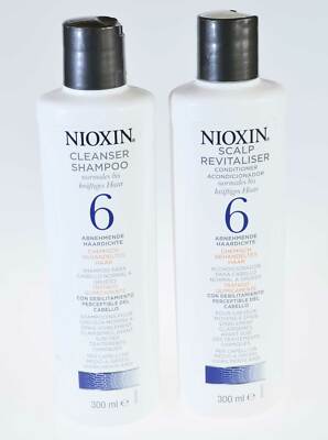Nioxin Cleanser Shampoo und Scalp Revitaliser Conditioner System 6 300ml