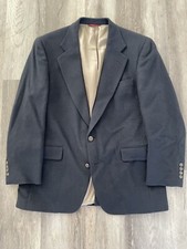 JoS. A. BANK Made in USA Vintage Camel Hair KENT Jacket in Midnight Navy 42 R