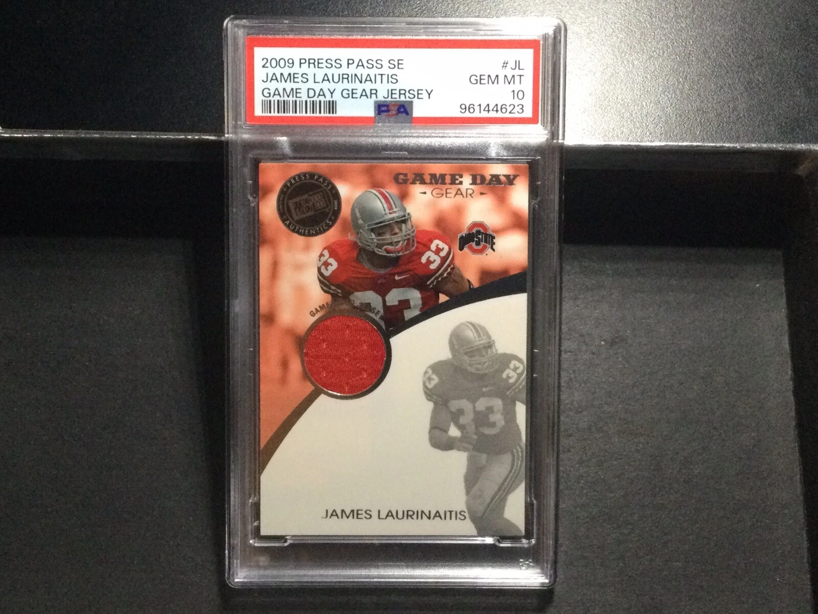 James Laurinaitis Press Pass Se Game Day Gear Jersey #JL Base