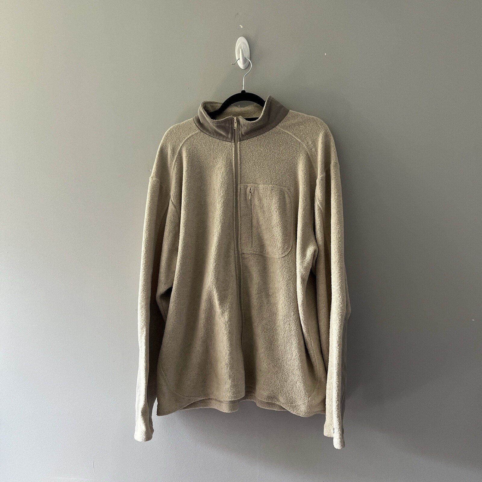 Kavu Tan Full Zip Basic Sweater Jacket Two Tone T… - image 1