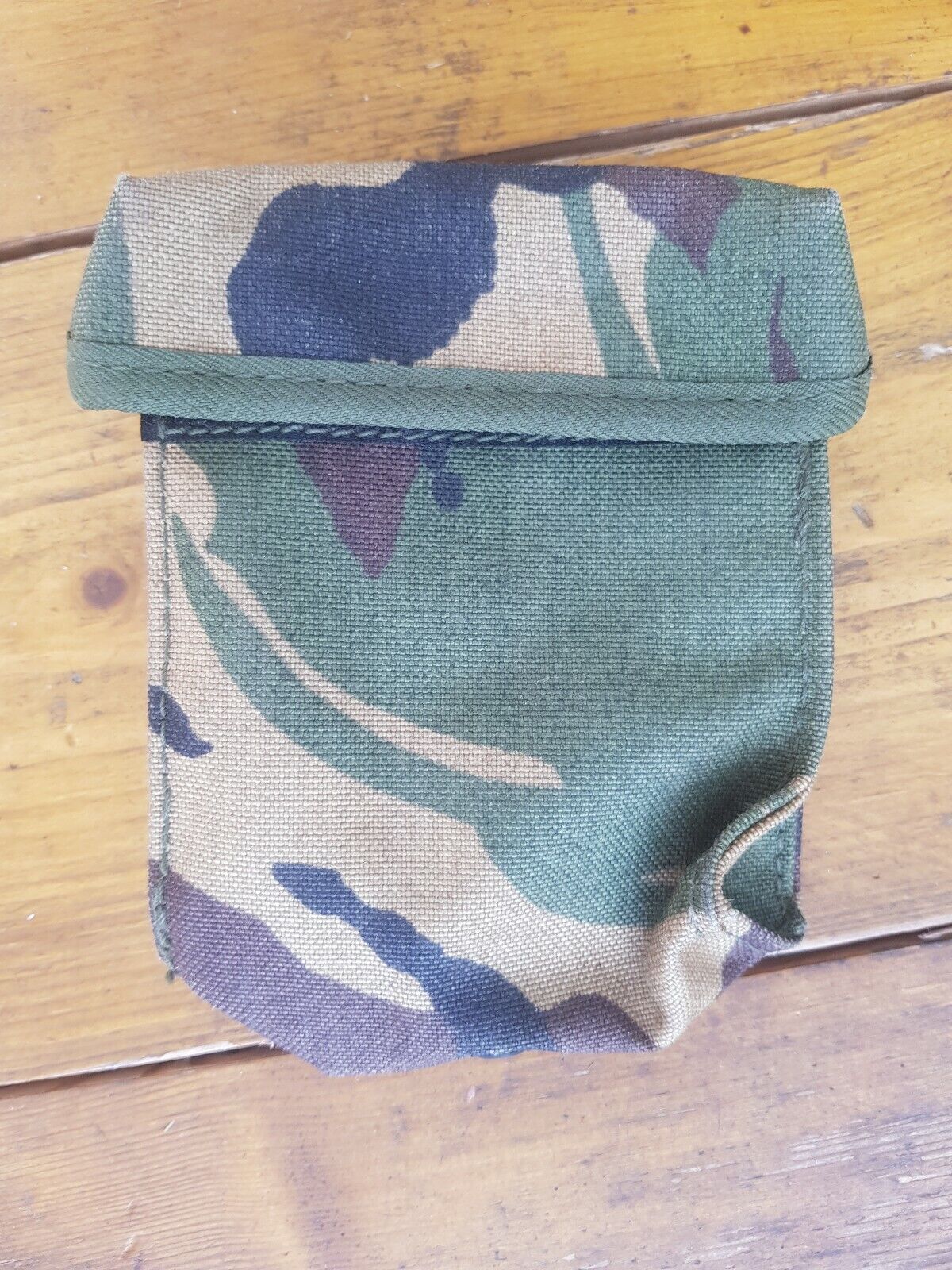 Dutch Army Small Ammunition Pouch - Woodland DPM Camouflage Grade 1 - ALICE Type