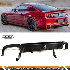 For 2013-2014 Ford Mustang Shelby GT500 AMPP OE Style Black Rear Bumper Diffuser
