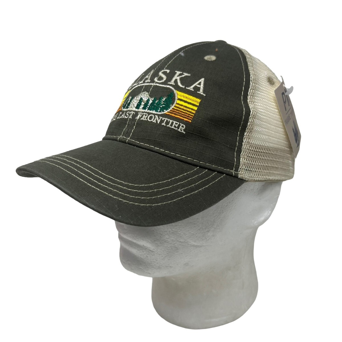 Prairie Mountain Alaska The Last Frontier Adjustable Cap