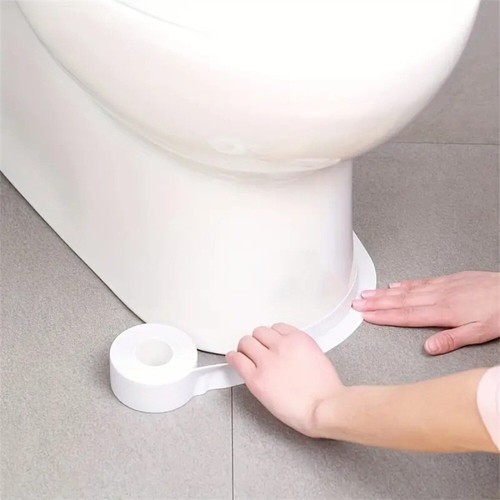 Waterproof Caulk Tape PVC Shower Tile Sealer Seam Adhesive Tape Home Use - Picture 5 of 10