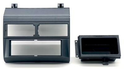 Aftermarket Radio Stereo Single Din Install Mount Trim Panel Bezel Adapter Cubby