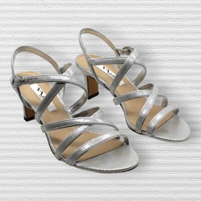 NINA Women's Genaya Dress Sandal - Strappy, Low Heel, Comfortable For Weddings, Parties, & Evening Wear