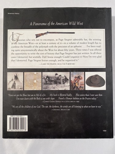 Winning The Wild West von Page Stegner 1. Auflage gehardcover mit Staubabdeckung - Bild 2 von 6