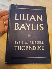 Lilian Baylis, Hardcover 1938 First Edition by Sybil Thorndike LEY1