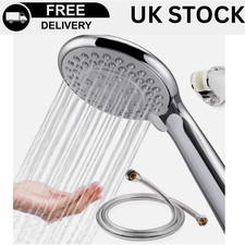 Chrome Shower Head And Hose