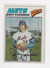 1977 Topps # 300 Jerry Koosman Nice Card