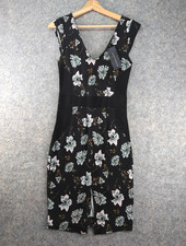 French Connection v neck body con dress size 10.