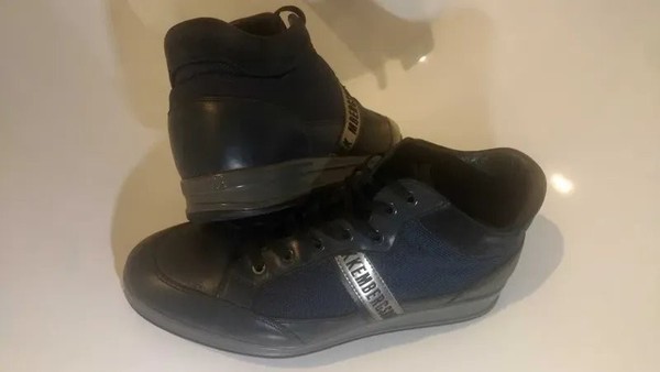 Men Dirk Bikkembergs Boots Navy Leather 41