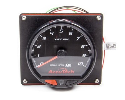 Longacre SMI Tach Black Tach 4.5 in w/Black Panel 52-44477